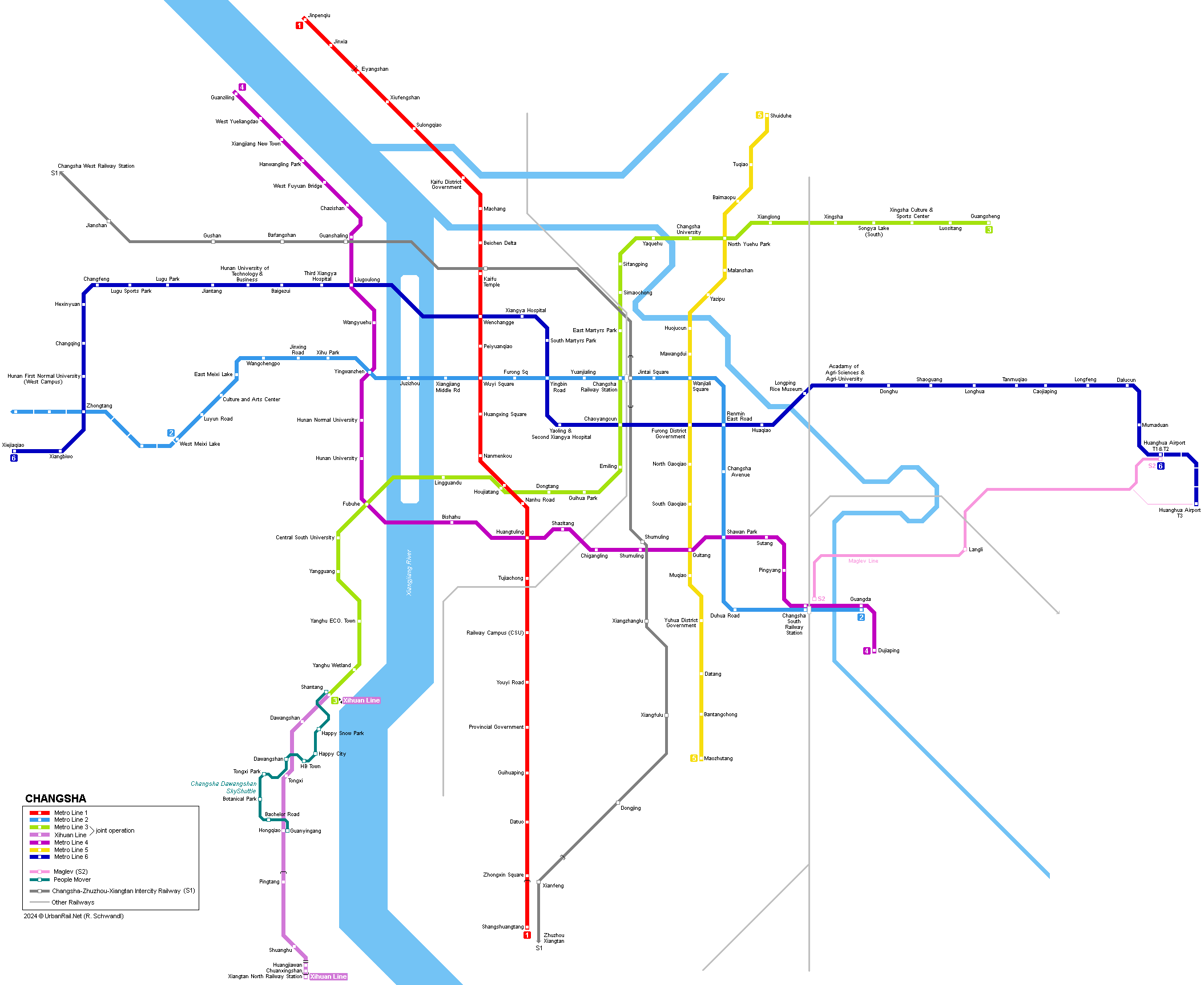 Changsha metro map