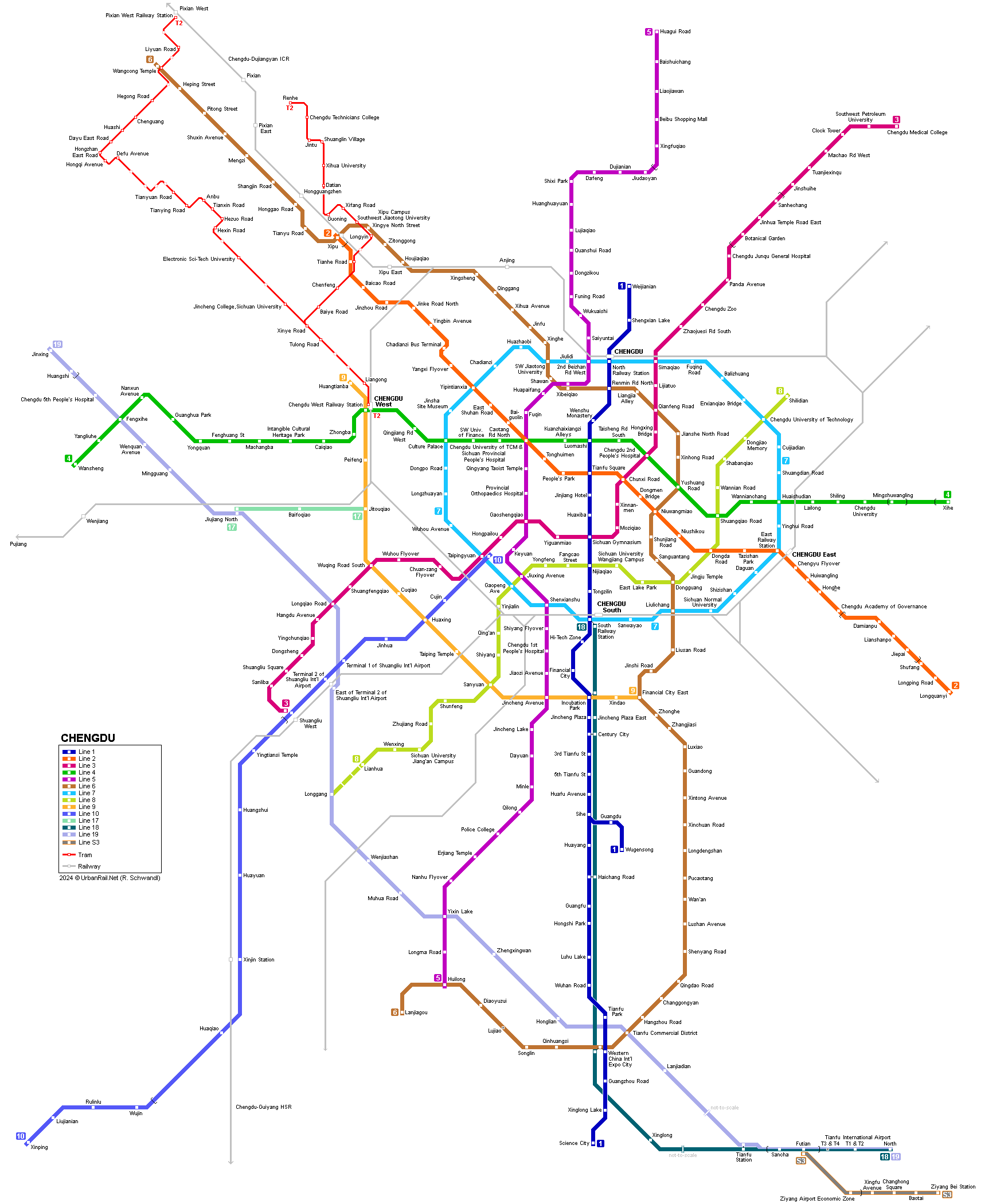 Chengdu Metro Map