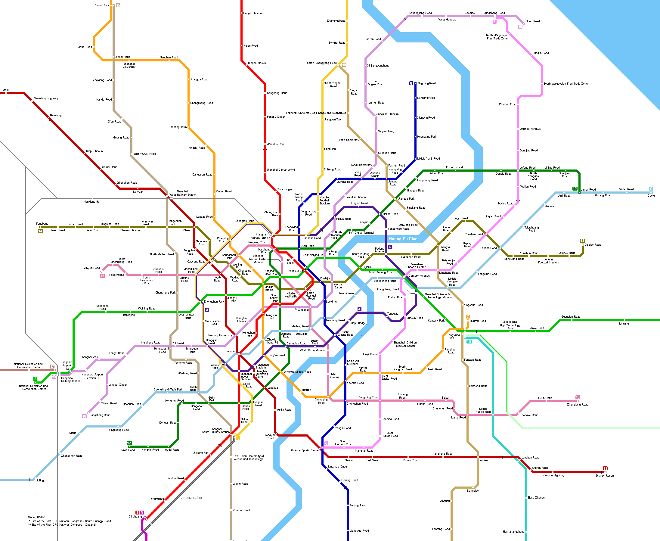 Shanghai Metro Map