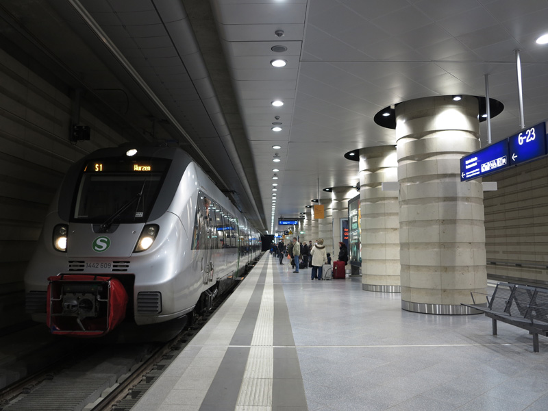 Leipzig City Tunnel Hauptbahnhof tief