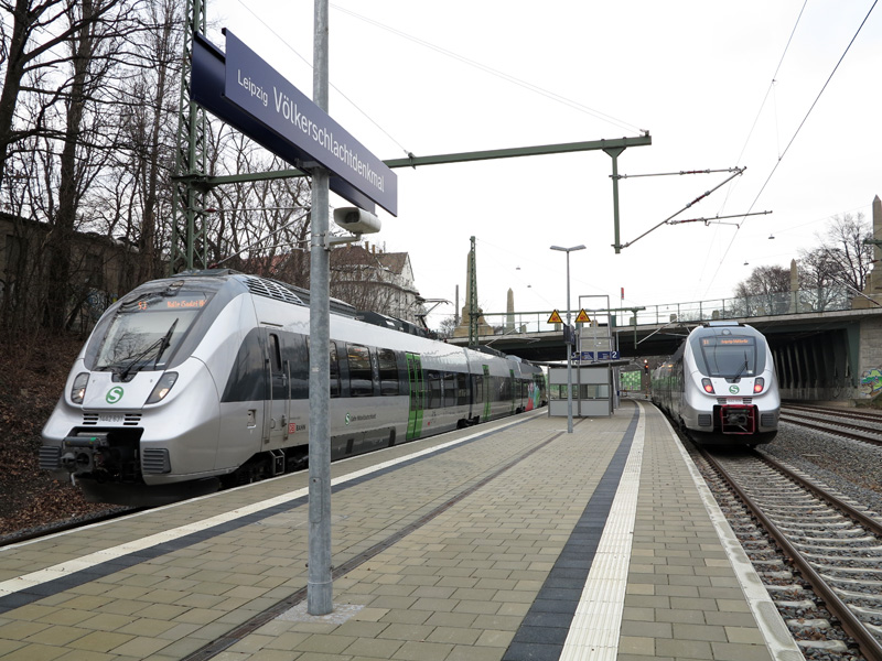 Leipzig S-Bahn Völkerschlachtdenkmal