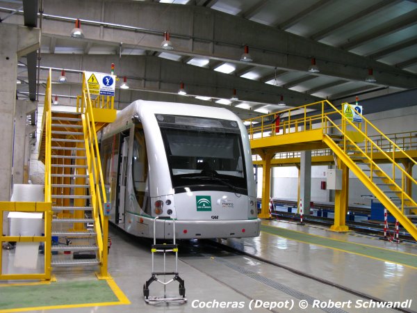 Metro de Sevilla - Cocheras