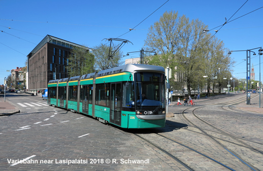 Helsinki tram straßenbahn