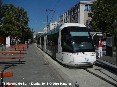 tramway paris T5