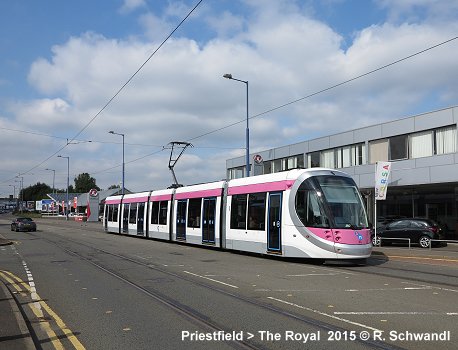 Birmingham CAF tram