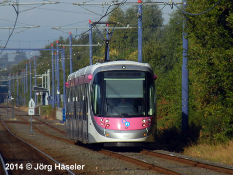 Birmingham CAF tram